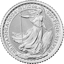 1/10 Unze Silber Britannia 2024 (Charles III.)