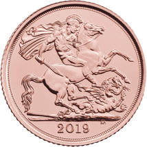 1/2 Pfund Gold Sovereign 2019