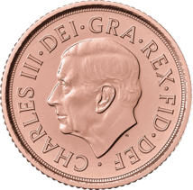 1/2 Pfund Gold Sovereign Charles III. 2024