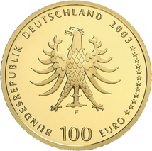 1/2 Unze Gold 100 Euro 2003 Unesco Quedlinburg