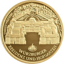 1/2 Unze Gold 100 Euro 2010 Würzburg