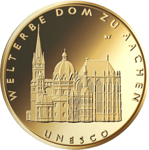 1/2 Unze Gold 100 Euro 2012 Aachen