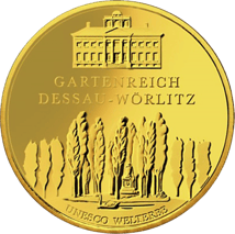 1/2 Unze Gold 100 Euro 2013 Dessau-Wörlitz