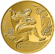 1/2 Unze Gold 100 Euro Aus dem Leben eines Taugenichts 2025 (Diverser Buchstabe | Auflage: 66.000)