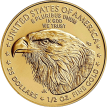 1/2 Unze Gold American Eagle 2023