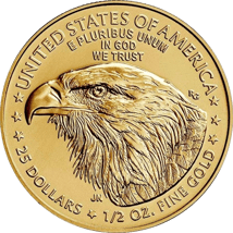 1/2 Unze Gold American Eagle 2024