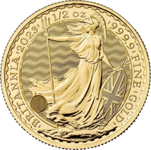 1/2 Unze Gold Britannia 2023 (Charles III.)