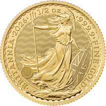 1/2 Unze Gold Britannia 2026