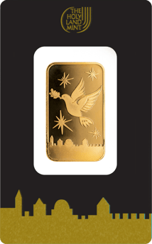 1/2 Unze Goldbarren Friedenstaube