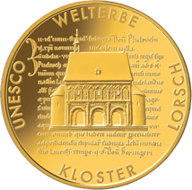 1/2 Unze Goldeuro Kloster Lorsch 2014 (Diverser Buchstabe)