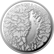 1/2 Unze Silber Mungo Nationalpark Footprints PP (Polierte Platte | Auflage 5.000)