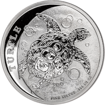1/2 Unze Silber Niue Hawksbill Schildkröte 2017