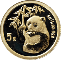 1/20 Unze Gold China Panda 1995