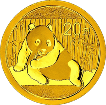 1/20 Unze Gold China Panda 2015