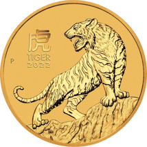 1/20 Unze Gold Lunar III Tiger 2022