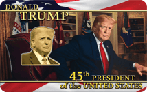 1/500 oz Gold Donald Trump 45th President of the USA (Auflage: 50.000)