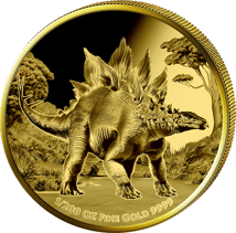 1/200 Unze Gold Stegosaurus 2025 (Auflage: 5.000 | Polierte Platte)