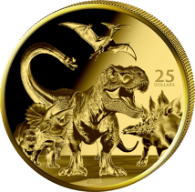 1/200 Unze Gold Stegosaurus 2025 (Auflage: 5.000 | Polierte Platte)