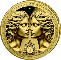 1/200 Unze Gold Sternzeichen Zwillinge 2026 (Auflage: 5.000 | Polierte Platte)