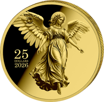 1/200 Unze Gold Schutzengel 2026 (Auflage: 5.000 | Polierte Platte)