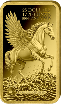 1/200 Unze Goldbarren Pegasus 2026 (Auflage: 1.000)