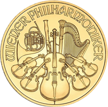 1/25 Unze Gold Philharmoniker 2015