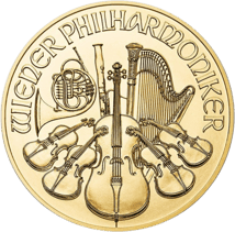 1/25 Unze Gold Philharmoniker 2016