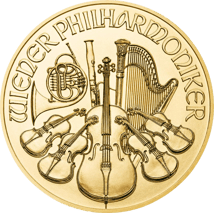 1/25 Unze Gold Wiener Philharmoniker 2024