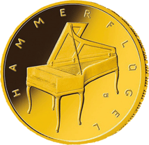 1/4 Unze Gold 50 Euro Hammerflügel 2019 (Diverser Buchstabe)