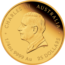 1/4 Unze Gold Pillar Dollar 225. Jubiläum Proclamation Coin 2025 (Auflage: 750 | Polierte Platte)