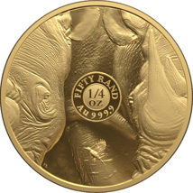 1/4 Unze Gold Big Five III Nashorn 2025 (Auflage: 2.000 | Polierte Platte)