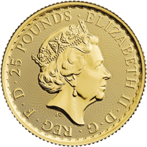 1/4 Unze Gold Britannia 2022