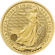 1/4 Unze Gold Britannia 2024 (Charles III.)