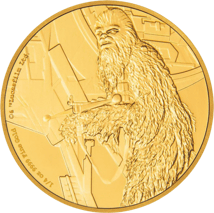1/4 Unze Gold Chewbacca Star Wars 2017 PP (Auflage: 1.000 | Polierte Platte)
