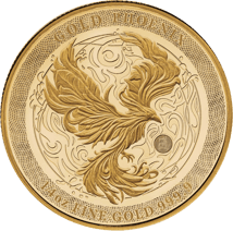 1/4 Unze Gold Niue Phönix 2025 (Auflage: 10.000)