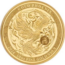 1/4 Unze Gold Niue Phönix 2024