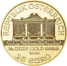 1/4 Unze Gold Wiener Philharmoniker 2020