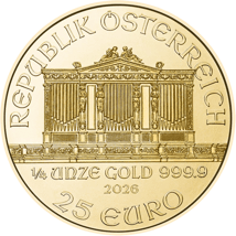 1/4 Unze Gold Wiener Philharmoniker 2026