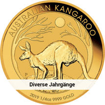 1/4 Unze Goldmünze Känguru Nugget (Diverse Jahrgänge)