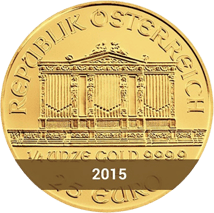 1/4 Unze Wiener Philharmoniker Gold 2015