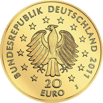 1/8 Unze Gold 20 Euro - Deutscher Wald (Buche 2011)