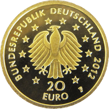 1/8 Unze Gold 20 Euro - Deutscher Wald (Fichte 2012)