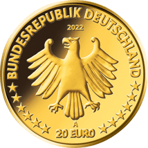 1/8 Unze Gold 20 Euro Kegelrobbe 2022 (Rückkehr der Wildtiere | Buchstabe: A)