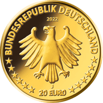 1/8 Unze Gold 20 Euro Kegelrobbe 2022 (Rückkehr der Wildtiere | Buchstabe: J)