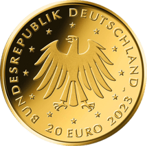 1/8 Unze Gold 20 Euro Steinbock 2023 (Rückkehr der Wildtiere | Buchstabe: J)