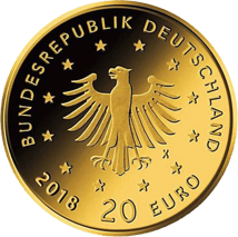 1/8 Unze Gold 20 Euro Uhu 2018 (Heimische Vögel)