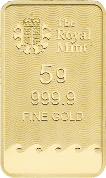 5 g Goldbarren Britannia The Royal Mint