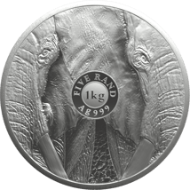 1 kg Silber Big Five III Elefant 2024 (Auflage: 100)