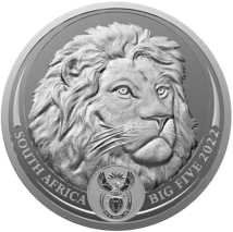 1 kg Silber Big Five II Löwe 2022 (Auflage: 100)