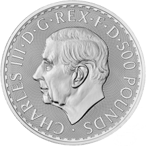 1 kg Silber Britannia 2024 Charles III.